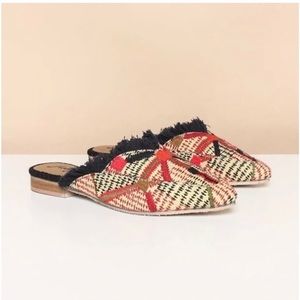 Free people Newport Fabric mule slides size 38 (US 8)